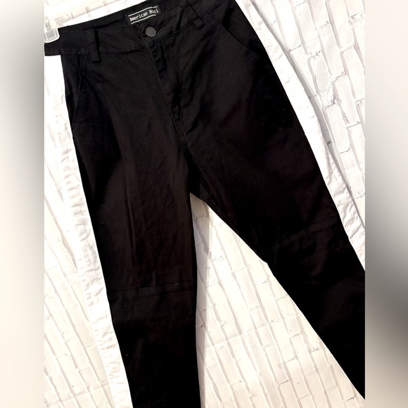 American Bazi Black and White Cargo Style Pants - Picture 2 of 8
